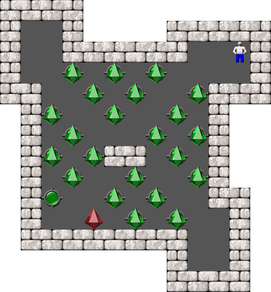 Sokoban David W. Skinner Arranged level 319